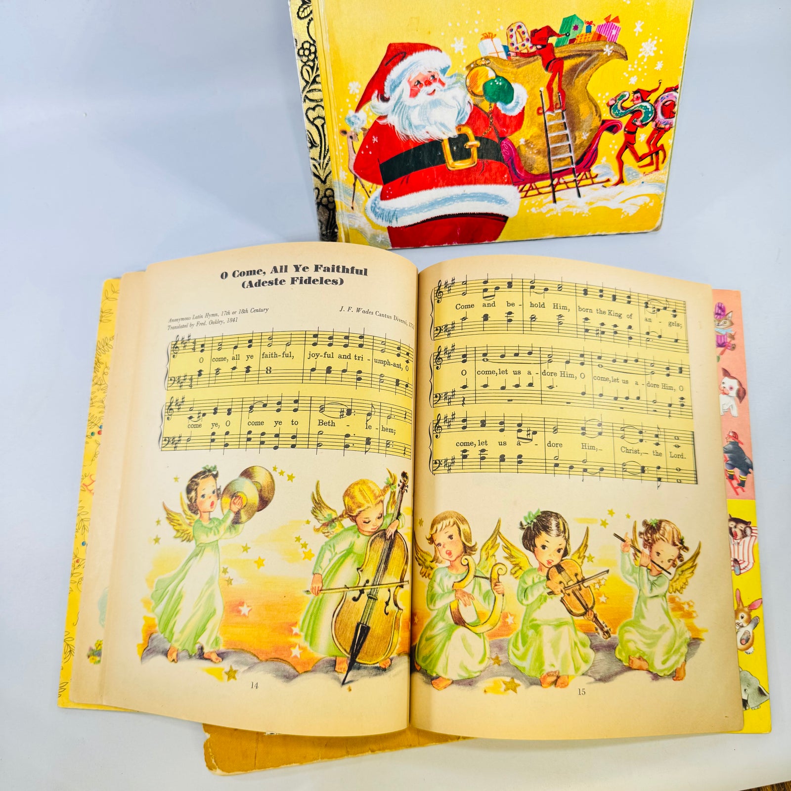 ABC for Christmas Golden Press, The Baby Born in a Stable 1965 Book Lot of 3