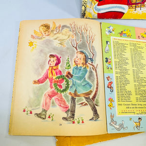 ABC for Christmas Golden Press, The Baby Born in a Stable 1965 Book Lot of 3