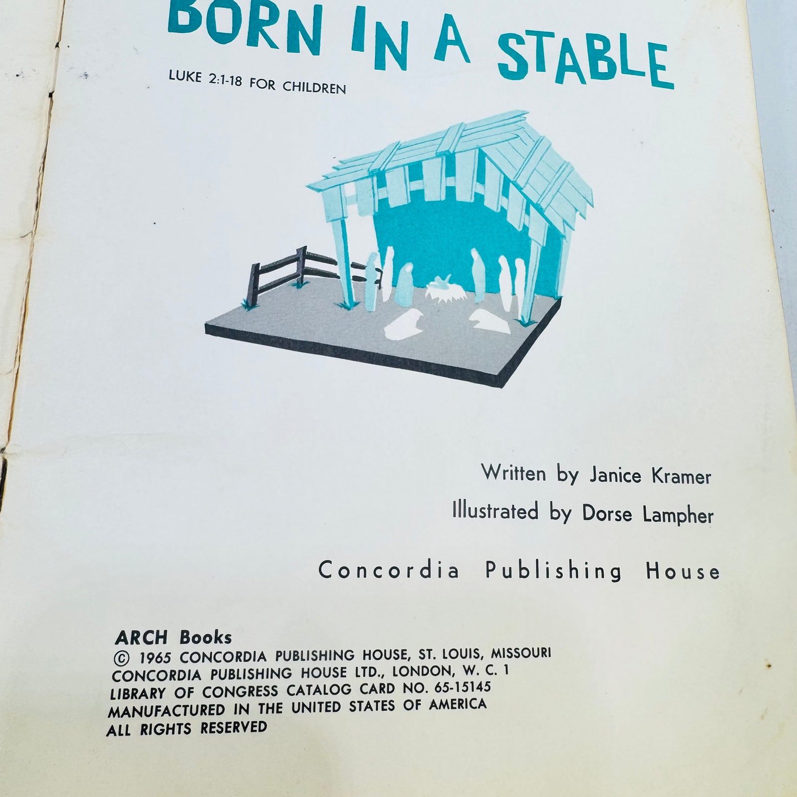 ABC for Christmas Golden Press, The Baby Born in a Stable 1965 Book Lot of 3