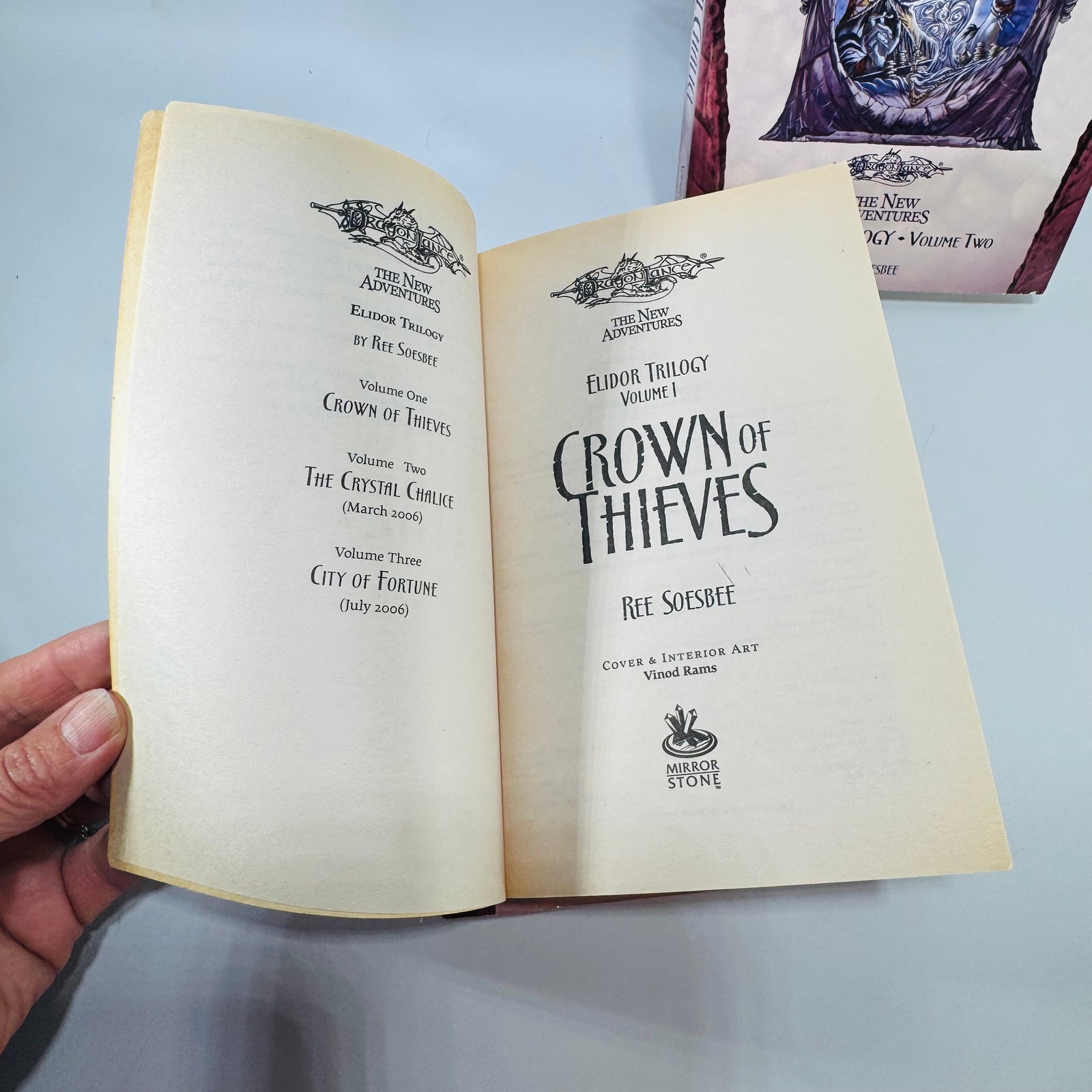 Dragonlance Fantasy Paperback Trilogy Set — The New Adventures: Elidor Trilogy (2005–2006) — Ree Soesbee | Complete 3-Book Set, Young Adult Fantasy