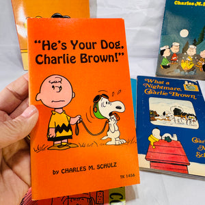 Lot of 9 Peanuts Paperback Books by Charles M. Schulz