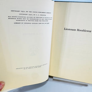 Lieutenant Hornblower by C. S. Forester 1952 Hardcover with Dust Jacket