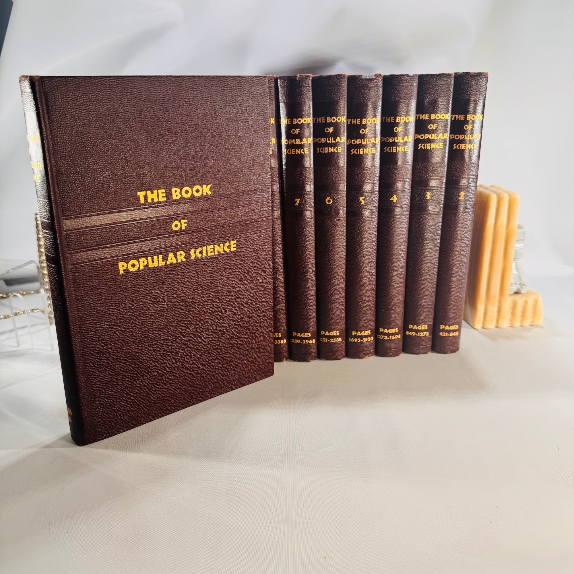 The Book of Popular Science (1955 edition) — The Grolier Society | Complete 10-Volume Set, Science Reference