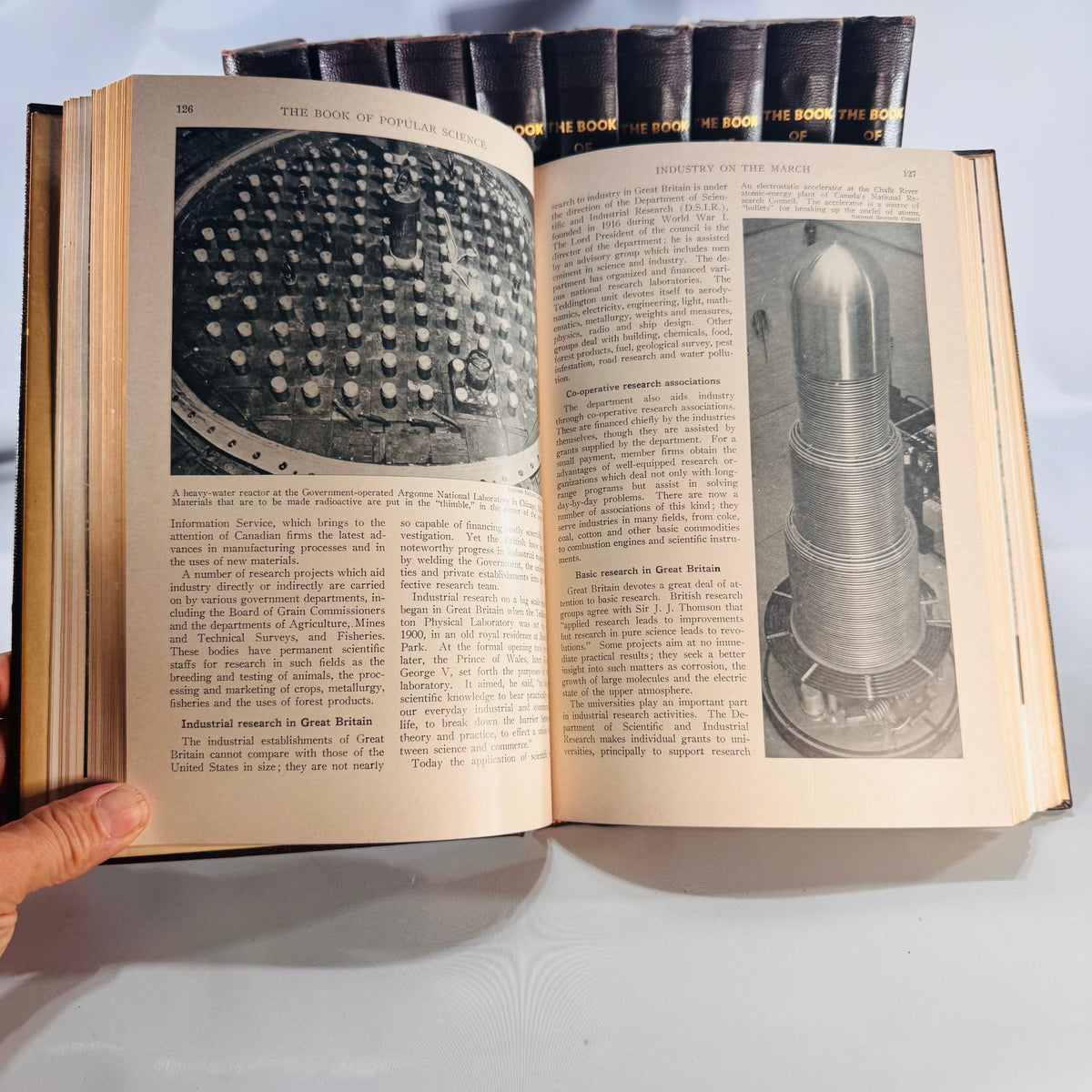 The Book of Popular Science (1955 edition) — The Grolier Society | Complete 10-Volume Set, Science Reference