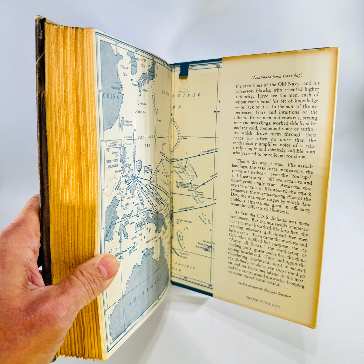 Away All Boats by Kenneth Dodson 1954 Book Club Edition Hardcover with Dust Jacket