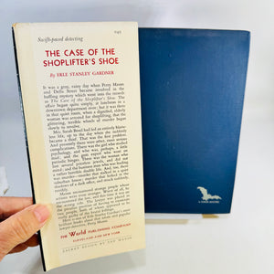 The Case of the Shoplifter's Shoe by Erle Stanley Gardner 1945 Tower Books Second Printing Hardcover with Dust Jacket