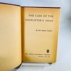 The Case of the Shoplifter's Shoe by Erle Stanley Gardner 1945 Tower Books Second Printing Hardcover with Dust Jacket
