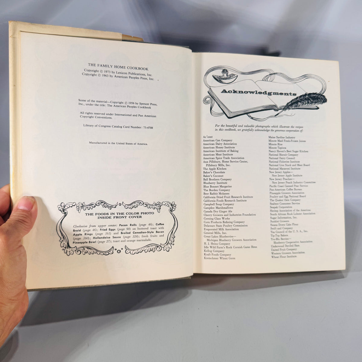 The Family Home Cookbook (1973) — Culinary Arts Institute | Vintage Cookbook Dust Jacket, Illustrated, Culinary Arts