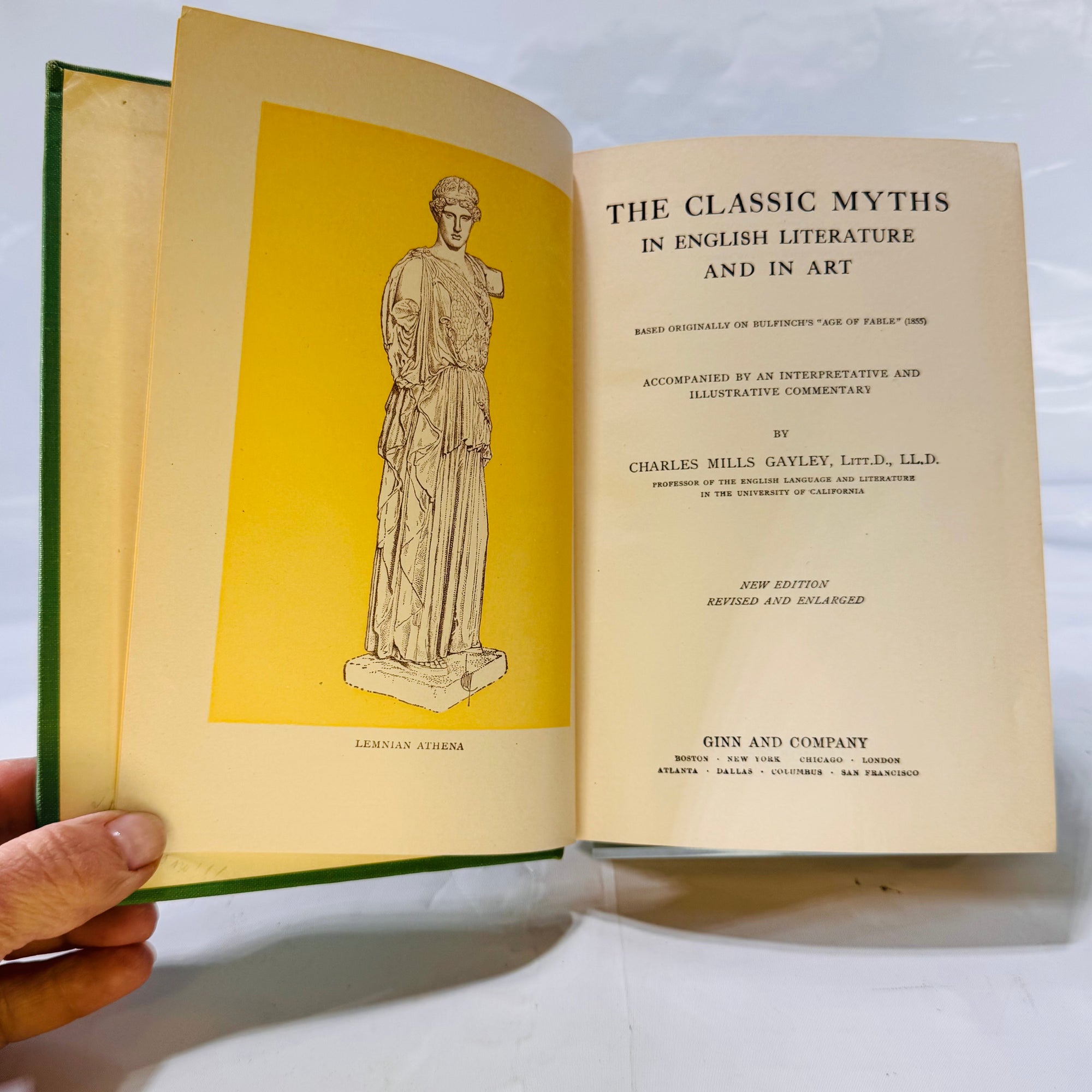 Classic Myths in English Literature and in Art by Charles Mills Gayley (1939), Ginn and Company