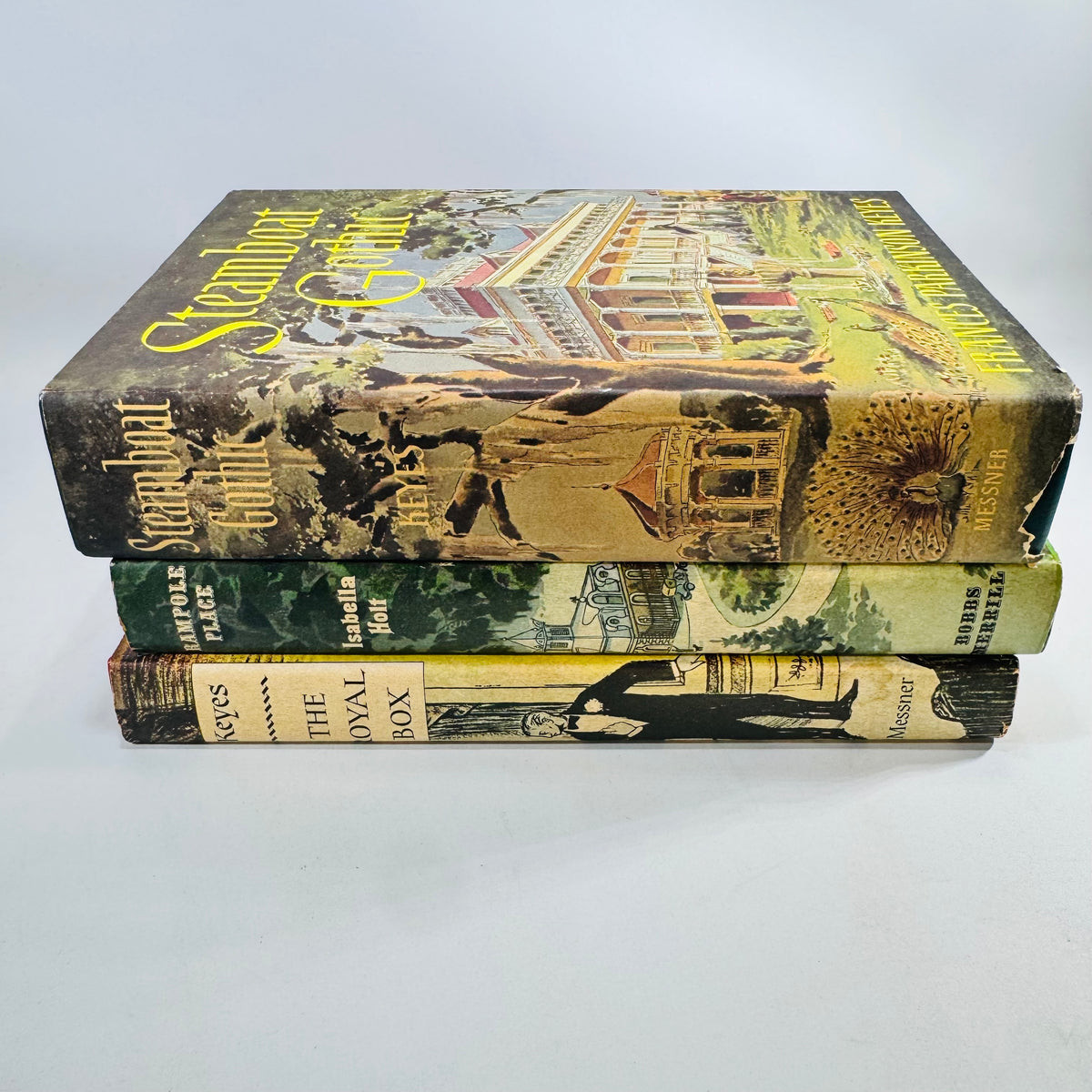 Steamboat Gothic, The Royal Box & Rampole Place 1950s Hardcover Lot with Dust Jackets