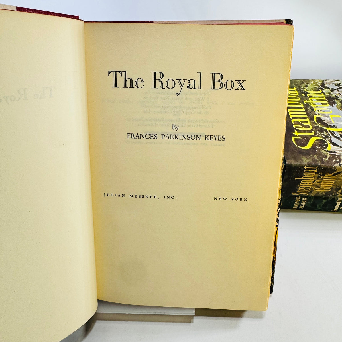 Steamboat Gothic, The Royal Box & Rampole Place 1950s Hardcover Lot with Dust Jackets