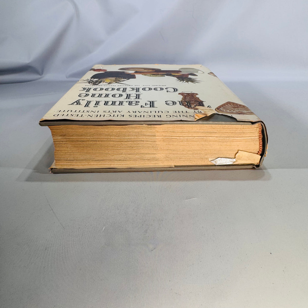 The Family Home Cookbook (1973) — Culinary Arts Institute | Vintage Cookbook Dust Jacket, Illustrated, Culinary Arts