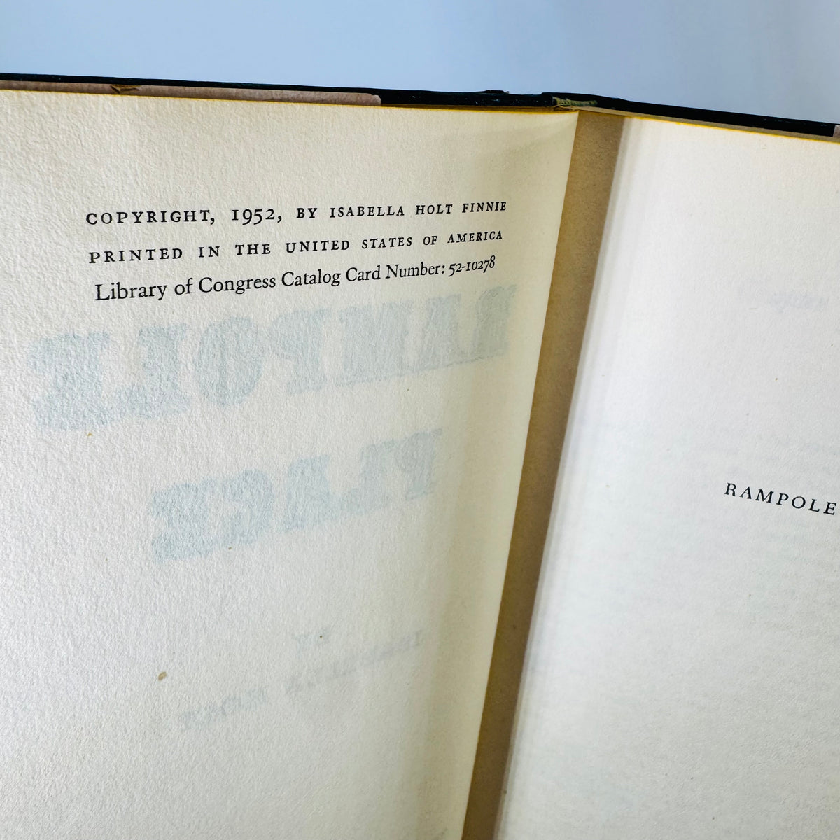 Steamboat Gothic, The Royal Box & Rampole Place 1950s Hardcover Lot with Dust Jackets