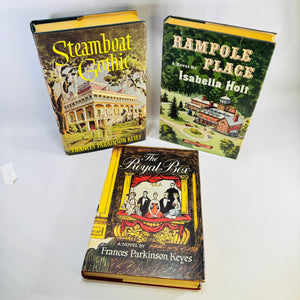 Steamboat Gothic, The Royal Box & Rampole Place 1950s Hardcover Lot with Dust Jackets