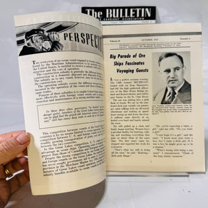 The Bulletin by the Lake Carriers Association – August and October 1952