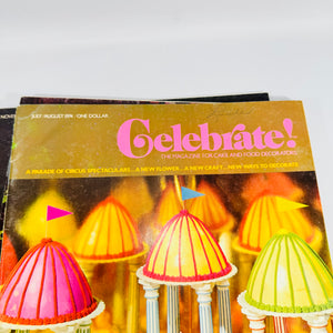 Celebrate! Wilton Magazine Lot 1974 Jul/Aug Sep/Oct Nov/Dec Cake Decorating