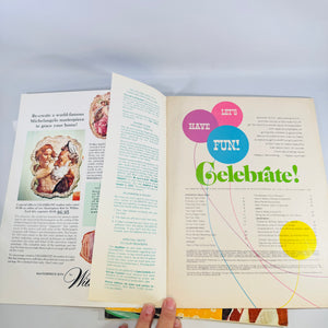 Celebrate! Wilton Magazine Lot 1974 Jul/Aug Sep/Oct Nov/Dec Cake Decorating