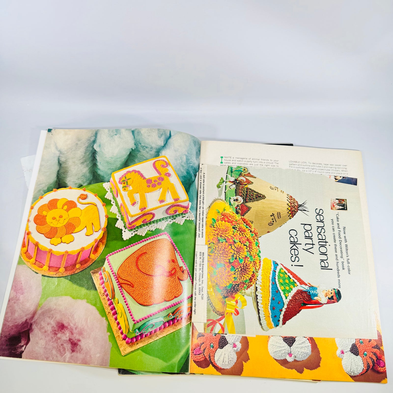Celebrate! Wilton Magazine Lot 1974 Jul/Aug Sep/Oct Nov/Dec Cake Decorating