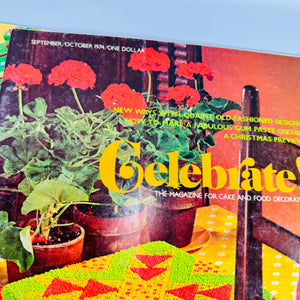 Celebrate! Wilton Magazine Lot 1974 Jul/Aug Sep/Oct Nov/Dec Cake Decorating