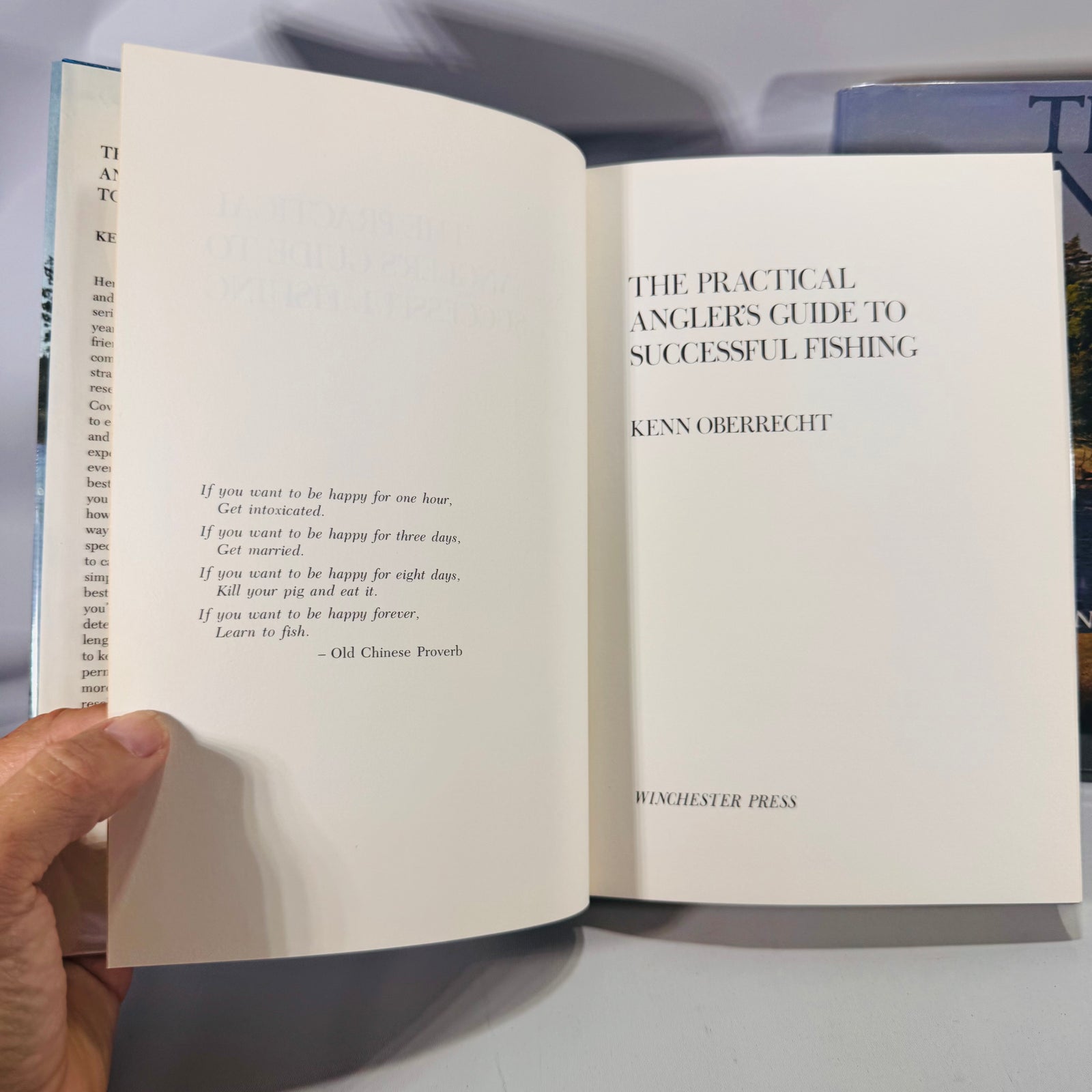 Outdoors  Fishing Bundle— Angler’s How-To Bundle (1977–1978) — Kenn Oberrecht Practical Angler’s Guide + Frank Woolner Trout Hunting | Dust Jackets, Winchester Press, How-To