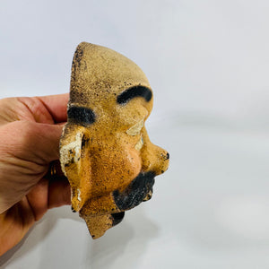Cast Iron Face Bottle Opener, Four Eyed Wall Mount Circus Sideshow Barware