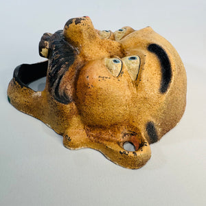 Cast Iron Face Bottle Opener, Four Eyed Wall Mount Circus Sideshow Barware