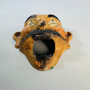 Cast Iron Face Bottle Opener, Four Eyed Wall Mount Circus Sideshow Barware