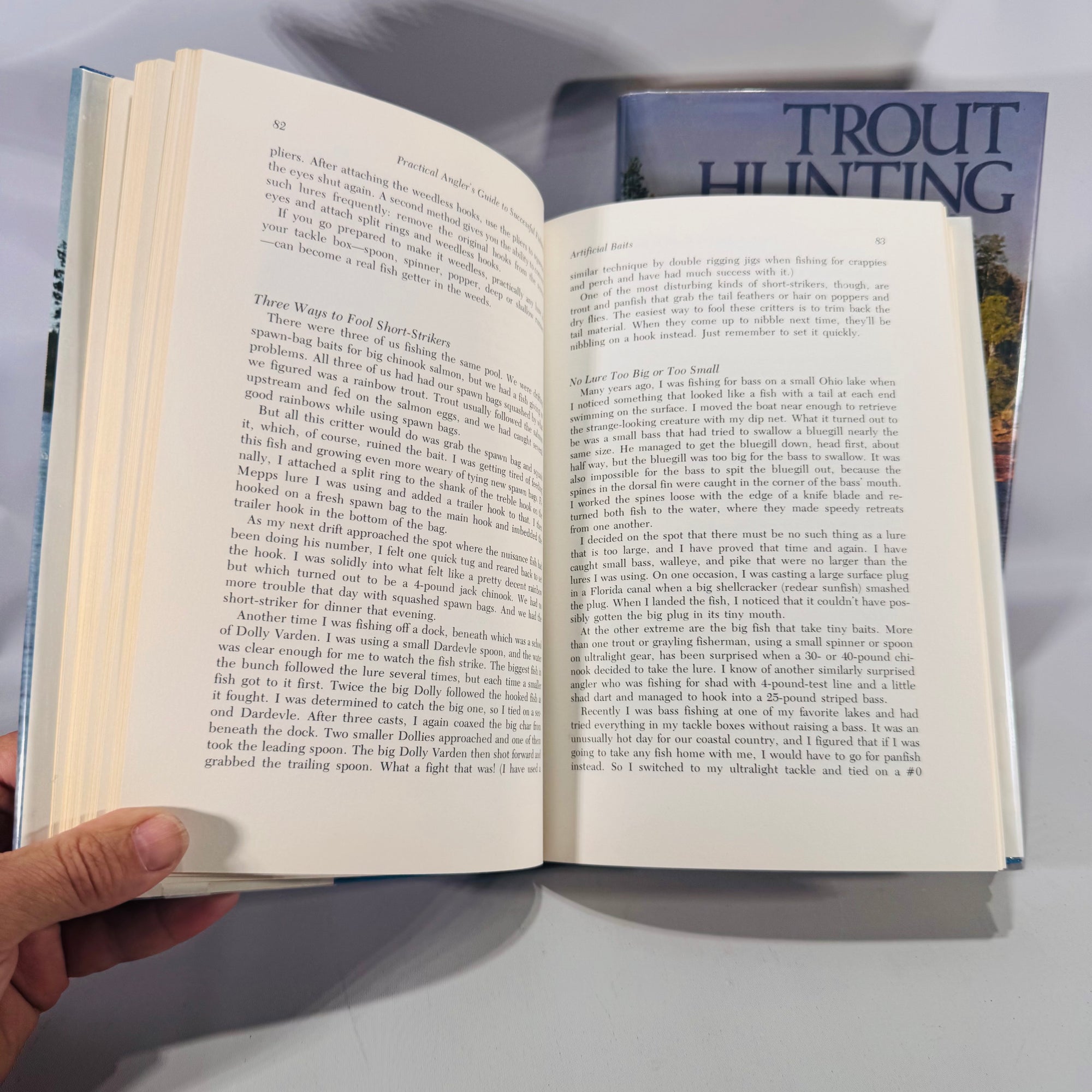 Outdoors  Fishing Bundle— Angler’s How-To Bundle (1977–1978) — Kenn Oberrecht Practical Angler’s Guide + Frank Woolner Trout Hunting | Dust Jackets, Winchester Press, How-To