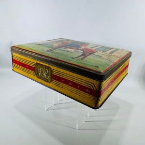 Vintage Queen Elizabeth II Tin Box, Edward Sharp Coronation Royal Souvenir Tin