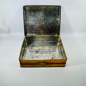 Vintage Queen Elizabeth II Tin Box, Edward Sharp Coronation Royal Souvenir Tin