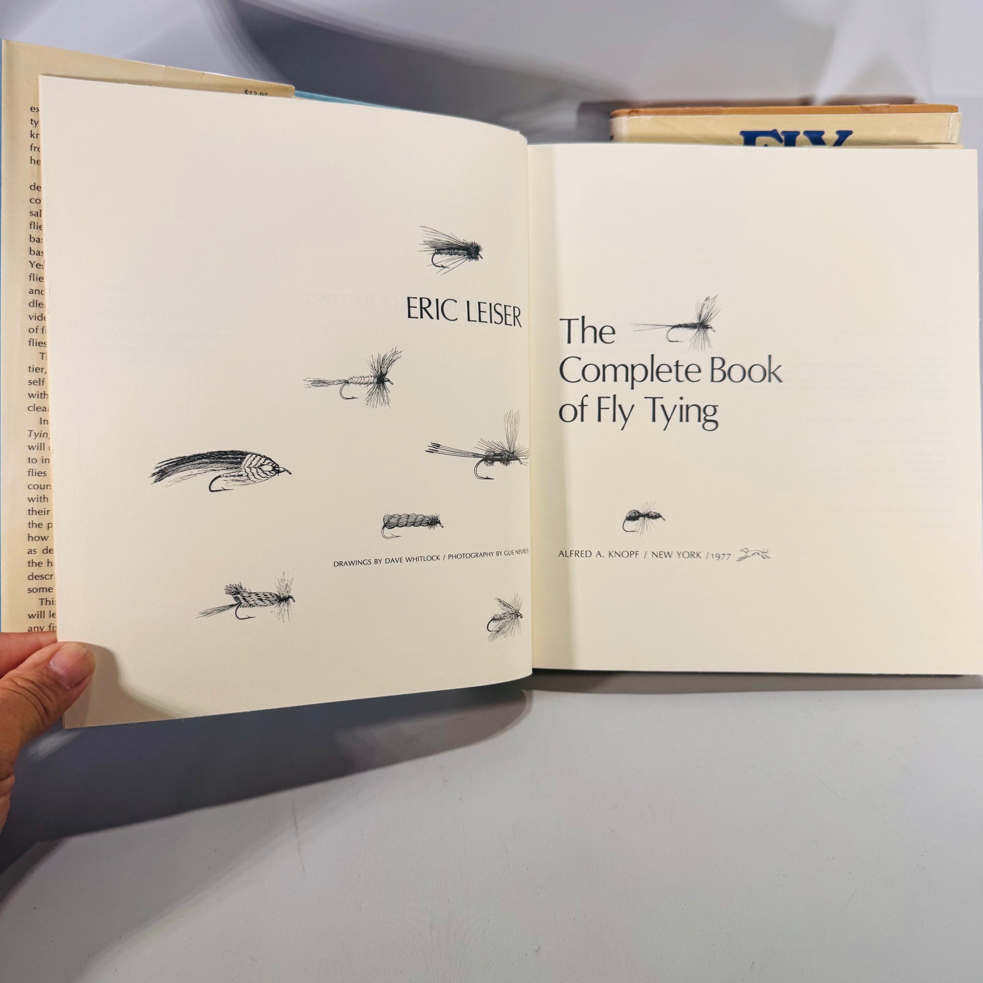 Fly Fishing  Book Bundle— Fly-Tying & Tackle Mastery Bundle (1976–1977) — Eric Leiser Complete Book of Fly Tying (1st) + Harmon Henkin Fly Tackle | Dust Jackets