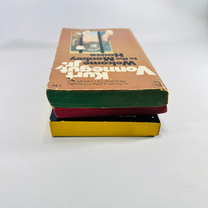 The Restaurant at the End of the Universe + West Side Story + Welcome to the Monkey House 3 Book Lot