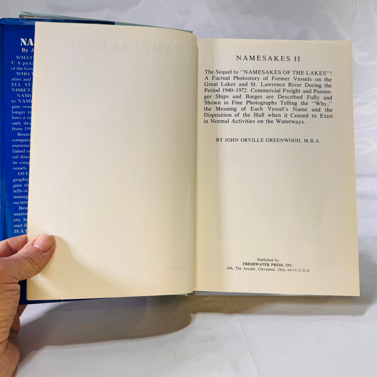 Namesakes of the Lakes (1970) & Namesakes II (1973) by John Orville Greenwood