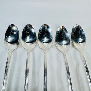 Silver Belle Iced Tea Spoons International Silver Set of 5