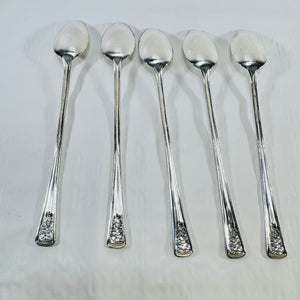 Silver Belle Iced Tea Spoons International Silver Set of 5