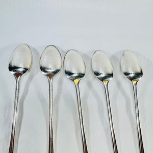 Silver Belle Iced Tea Spoons International Silver Set of 5
