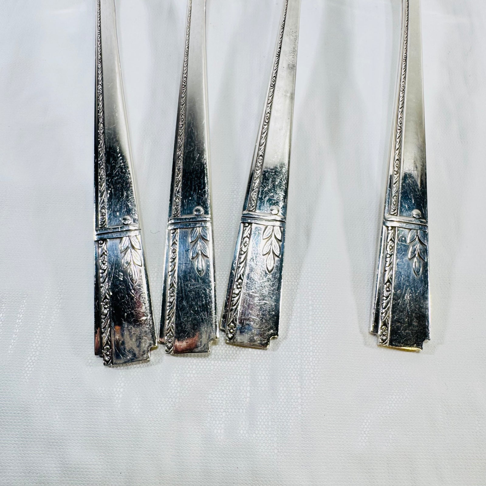 Prestige Plate Grenoble 1938 Serving Spoons Oneida Set of 4
