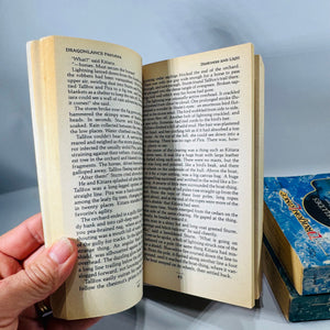 Vintage Dragonlance Preludes Trilogy Paperback Set (1989) — Darkness & Light, Kendermore, Brothers Majere — TSR Fantasy Books, Epic Fantasy