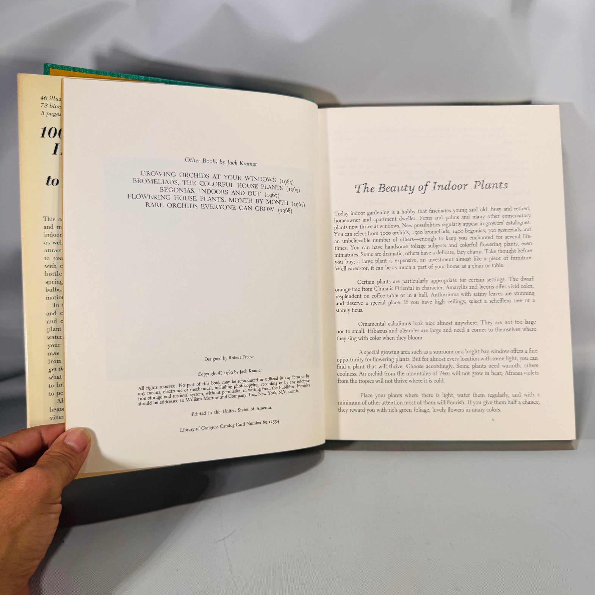 1000 Beautiful House Plants and How to Grow Them (1966) — Jack Kramer | Dust Jacket, Photo-Rich Guide, Gardening & Houseplants