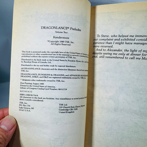 Vintage Dragonlance Preludes Trilogy Paperback Set (1989) — Darkness & Light, Kendermore, Brothers Majere — TSR Fantasy Books, Epic Fantasy