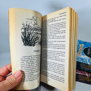 Vintage Dragonlance Preludes Trilogy Paperback Set (1989) — Darkness & Light, Kendermore, Brothers Majere — TSR Fantasy Books, Epic Fantasy