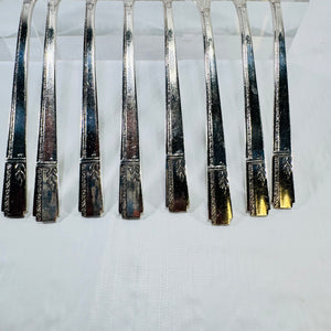 Prestige Plate Grenoble Dinner Forks Set of 8 Oneida 1938