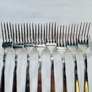 Prestige Plate Grenoble Dinner Forks Set of 8 Oneida 1938