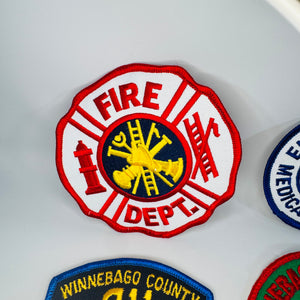 Winnebago County Illinois Vintage Patch Bundle