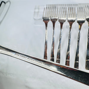 Prestige Plate Grenoble Dinner Forks Set of 8 Oneida 1938