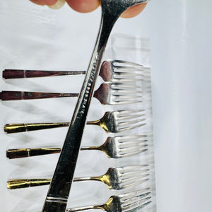 Prestige Plate Grenoble Salad Forks Set of 7 Oneida 1938