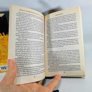 Dragonlance Elven Exiles Trilogy Paperback Set by Paul B. Thompson and Tonya C. Cook