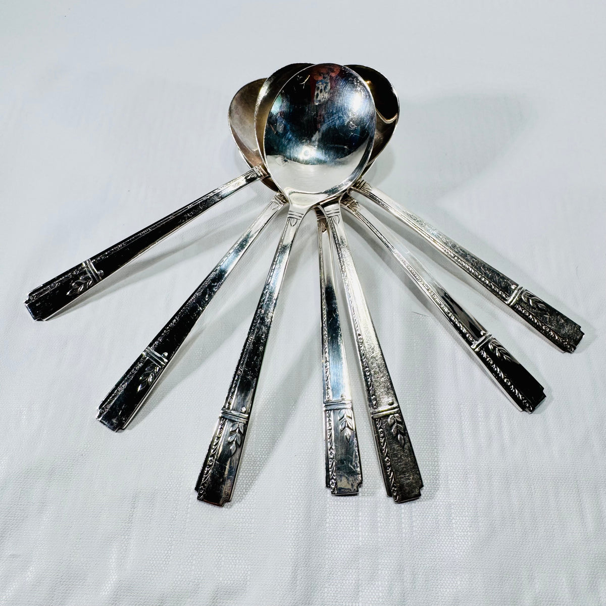 Oneida Grenoble 1938 Prestige Plate Teaspoons Set of 7