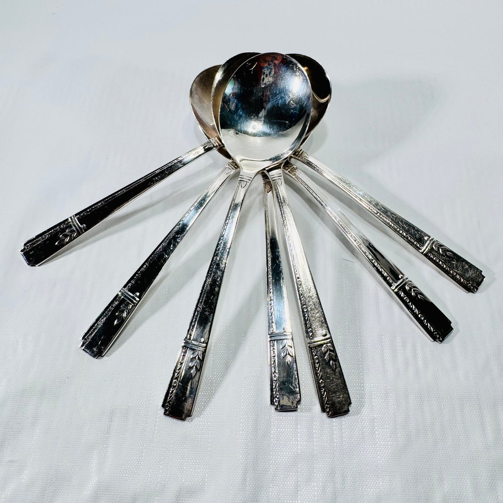 Oneida Grenoble 1938 Prestige Plate Teaspoons Set of 7