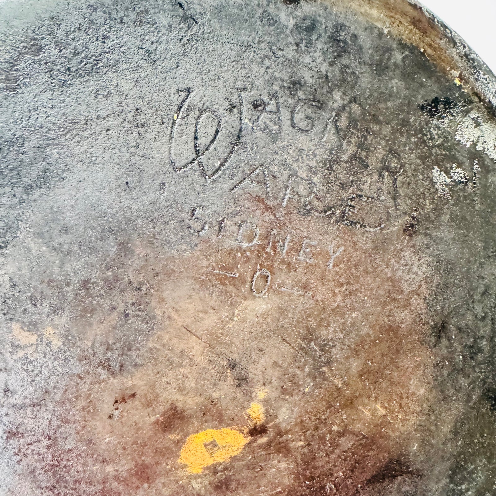 Wagner Ware Sidney -O- No. 8 Cast Iron Skillet 1058 1935 to 1959